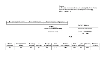 Certificate of qualitative (technical) condition, two sheets на Printto.ua