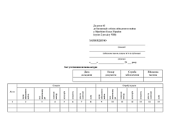 Act of clarification of the nomenclature | PrintTo: Акт уточнення номенклатури на Printto.ua