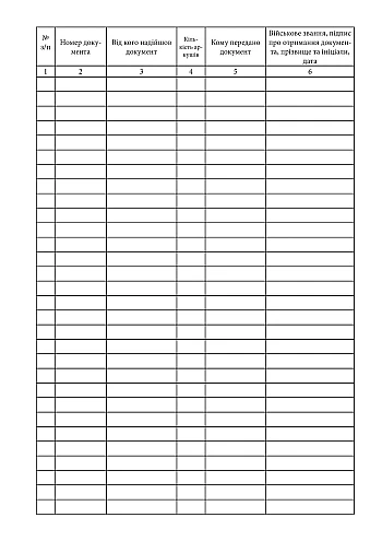 Journal of accounting of transitional official documents | PrintTo: Journal of accounting of transitional official documents на Printto.ua
