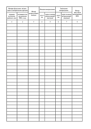 Book of accounting of settlement operations on the RRO | PrintTo: Книга обліку розрахункових операцій на РРО на Printto.ua