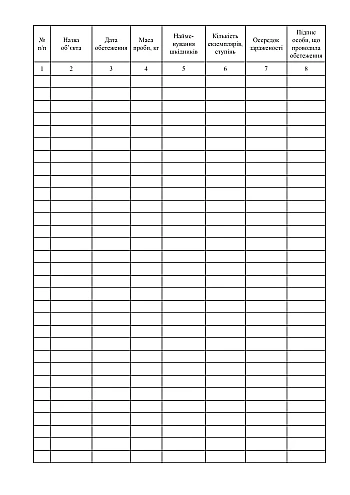 Logbook of results of research on objects to determine pest infestation | PrintTo: Журнал реєстрації результатів досліджень об'єктів з метою встановлення зараженості шкідниками на Printto.ua