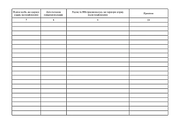 Journal of issuance of cases (criminal proceedings materials) for review на Printto.ua