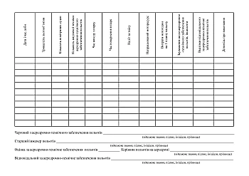 Journal of the duty officer for aerodrome and technical flight support | PrintTo: Журнал чергового з аеродромно-технічного забезпечення польотів на Printto.ua