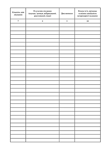 Sick dog registration log | PrintTo: Журнал регистрации больных собак на Printto.ua