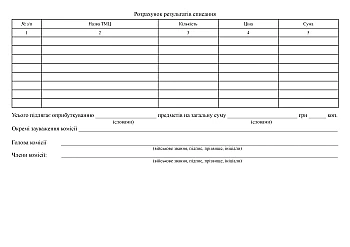 Battery disposal certificate | PrintTo: Акт списания аккумуляторных батарей на Printto.ua