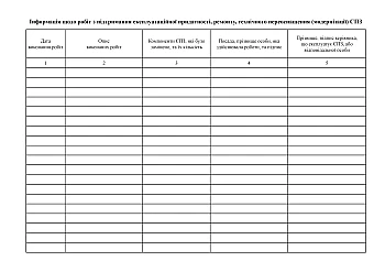 Експлуатаційний журнал на Printto.ua