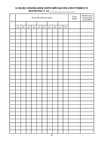 Platoon Combat Training Log, A4 | PrintTo: Platoon Combat Training Log, A4 на Printto.ua
