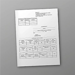 Technical condition certificate, two sheets | PrintTo: