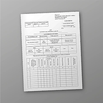 Certificate of technical condition of military property, two sheets | PrintTo: Certificate of technical condition of military property, two sheets | PrintTo: