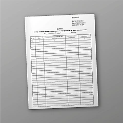 Patient dose exposure record card for X-ray examinations | PrintTo: