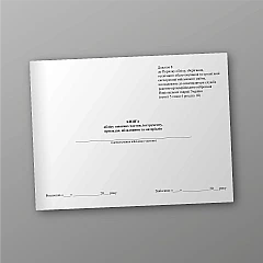 Book of accounting for spare parts, tools, accessories, equipment and materials | PrintTo: