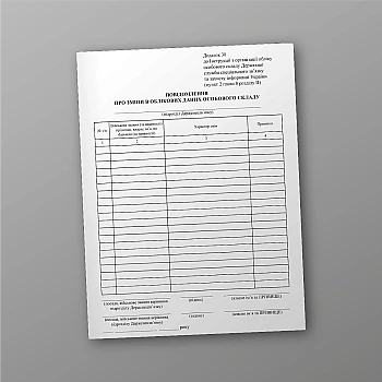 Notification of changes in personnel credentials | PrintTo: